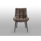 SILLÓN NEGRO TERCIOPELO PIEDRA