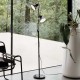 LÁMPARA DE PIE CROMO 2 LUCES ORIENTABLES