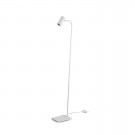 LÁMPARA DE PIE BLANCO ORIENTABLE