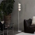 LÁMPARA DE PIE BLANCO 3 LUCES REGULABLE