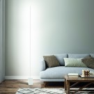 LÁMPARA DE PIE LED DIMABLE BASE CUADRADA BLANCO