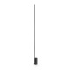 LÁMPARA DE PIE LED DIMABLE BASE REDONDA NEGRO
