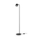 LÁMPARA DE PIE LED METAL CHAPADO BLANCO