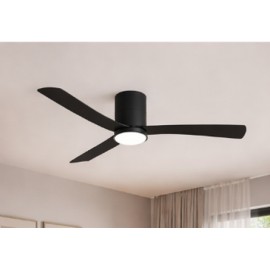 VENTILADOR DE TECHO DC WIFI NEGRO 132CM