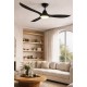 VENTILADOR DE TECHO DC NEGRO 132CM