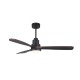 VENTILADOR DE TECHO DC NEGRO NOGAL 132CM