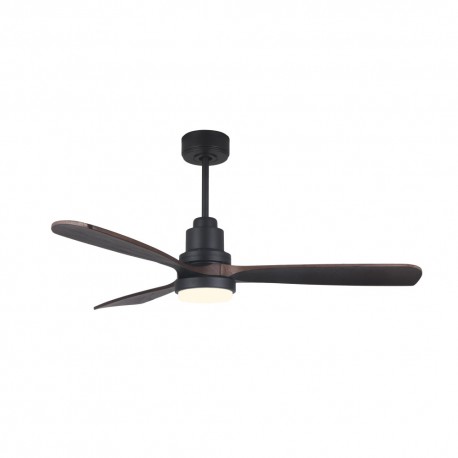 VENTILADOR DE TECHO DC NEGRO NOGAL 132CM