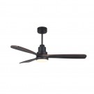 VENTILADOR DE TECHO DC NEGRO NOGAL 132CM