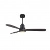 VENTILADOR DE TECHO DC NEGRO NOGAL 132CM