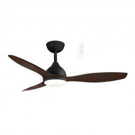 VENTILADOR DE TECHO DC WIFI NEGRO NOGAL 122CM