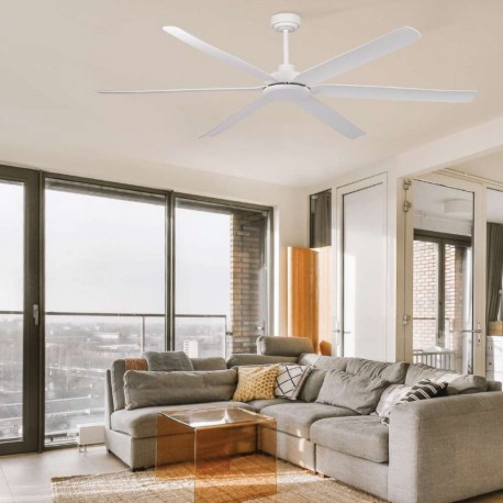 VENTILADOR DE TECHO DC WIFI BLANCO 205 CM SIN LUZ