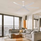 VENTILADOR DE TECHO DC WIFI BLANCO 205 CM SIN LUZ