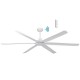 VENTILADOR DE TECHO DC WIFI BLANCO 205 CM SIN LUZ