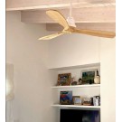 VENTILADOR DE TECHO DC WIFI BLANCO MADERA CLARA 132 CM SIN LUZ