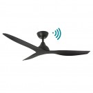 VENTILADOR DE TECHO DC WIFI NEGRO 132 CM SIN LUZ