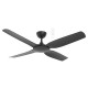 VENTILADOR DE TECHO DC WIFI NEGRO 132 CM SIN LUZ