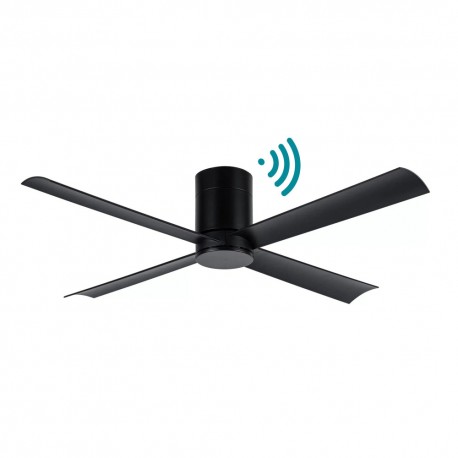 VENTILADOR DE TECHO DC WIFI NEGRO 122 CM SIN LUZ