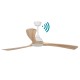 VENTILADOR DE TECHO DC WIFI BLANCO MADERA 217.5 CM SIN LUZ