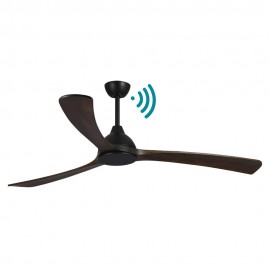VENTILADOR DE TECHO DC WIFI NEGRO NOGAL 176.5 CM SIN LUZ