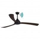 VENTILADOR DE TECHO DC WIFI NEGRO NOGAL 176.5 CM SIN LUZ