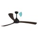 VENTILADOR DE TECHO DC WIFI NEGRO NOGAL 217.5 CM SIN LUZ