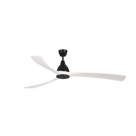 VENTILADOR DE TECHO DC WIFI NEGRO BLANCO 176.5 CM SIN LUZ