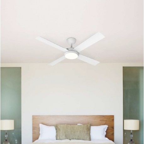 VENTILADOR DE TECHO DC BLANCO 122 CM SIN LUZ