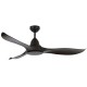 VENTILADOR DE TECHO DC NEGRO 132 CM SIN LUZ