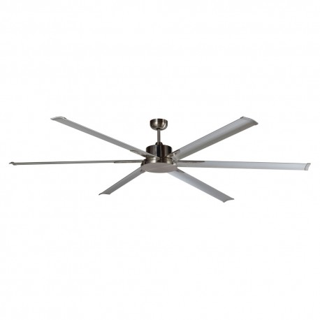 VENTILADOR DE TECHO DC ALUMINIO NIQUEL 180 CM SIN LUZ