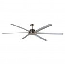 VENTILADOR DE TECHO DC ALUMINIO NIQUEL 180 CM SIN LUZ