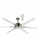 VENTILADOR DE TECHO DC ALUMINIO BLANCO 180 CM SIN LUZ