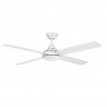 VENTILADOR DE TECHO DC ACERO BLANCO 132 CM SIN LUZ