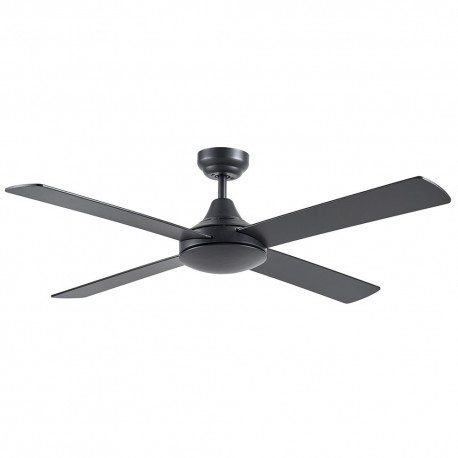 VENTILADOR DE TECHO DC ACERO NEGRO 132 CM SIN LUZ