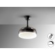 VENTILADOR DE TECHO DC RETRÁCTIL CCT 40/90CM NEGRO/BRONCE