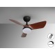 VENTILADOR DE TECHO CCT 76CM NEGRO