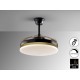 VENTILADOR DE TECHO DC RETRÁCTIL CCT 50/100CM NEGRO/ PAN DE ORO