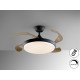 VENTILADOR DE TECHO DC RETRÁCTIL CCT 50/106CM NEGRO/ SMOKE