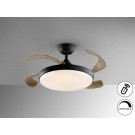 VENTILADOR DE TECHO DC RETRÁCTIL CCT 50/106CM NEGRO/ SMOKE
