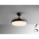 VENTILADOR DE TECHO DC RETRÁCTIL CCT 50/106CM NEGRO/ SMOKE
