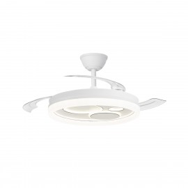 VENTILADOR  DE TECHO 48/ 106 CM BLANCO LED
