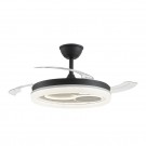 VENTILADOR  DE TECHO 48/ 106 CM NEGRO LED