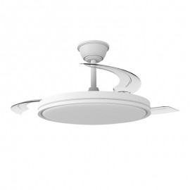 VENTILADOR  DE TECHO 49/ 106 CM BLANCO LED