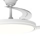 VENTILADOR  DE TECHO 49/ 106 CM BLANCO LED