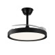 VENTILADOR  DE TECHO 48.5/ 106 CM NEGRO LED