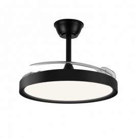 VENTILADOR  DE TECHO 48.5/ 106 CM NEGRO LED