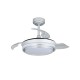 VENTILADOR  DE TECHO 39/92 CM PLATA LED