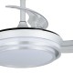 VENTILADOR  DE TECHO 39/92 CM PLATA LED