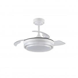 VENTILADOR  DE TECHO 39/92 CM BLANCO LED