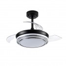 VENTILADOR  DE TECHO 39/92 CM NEGRO LED