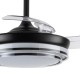VENTILADOR  DE TECHO 39/92 CM NEGRO LED